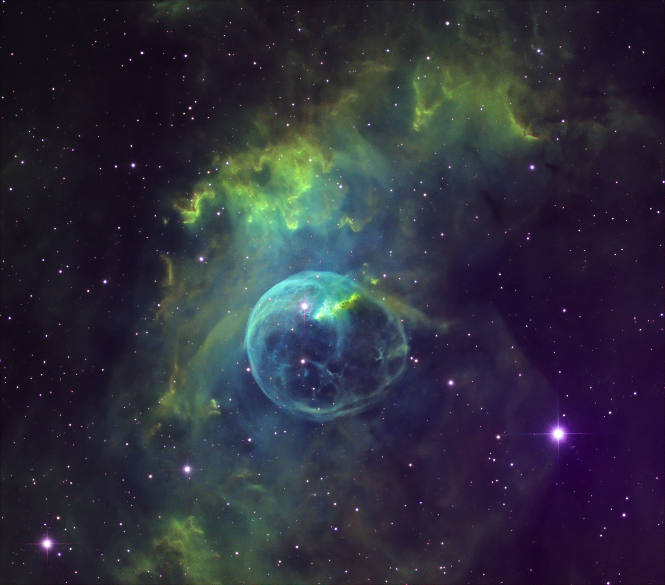 NGC 7635 Bubble Nebula In Cassiopeia NGC 7635 Bubble Nebula In Cassiopeia